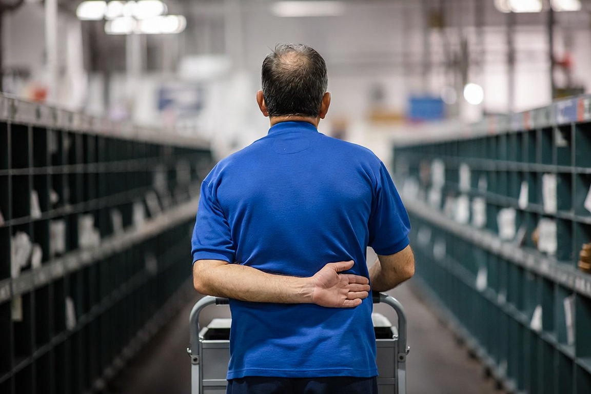 Federal employee receiving care for a workplace injury